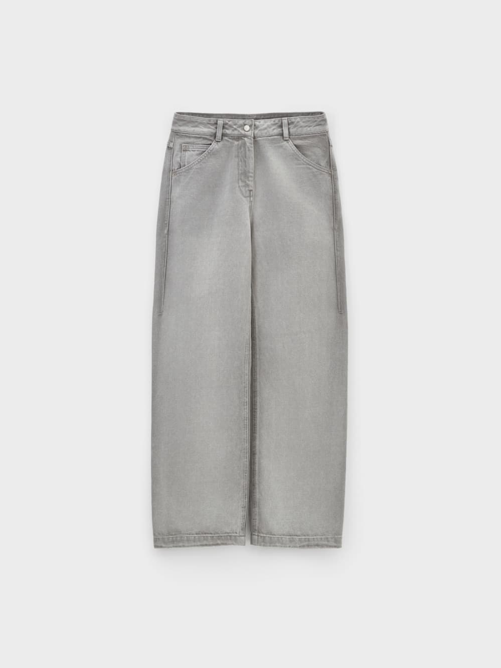 New Straight Fit Denim_Light Grey