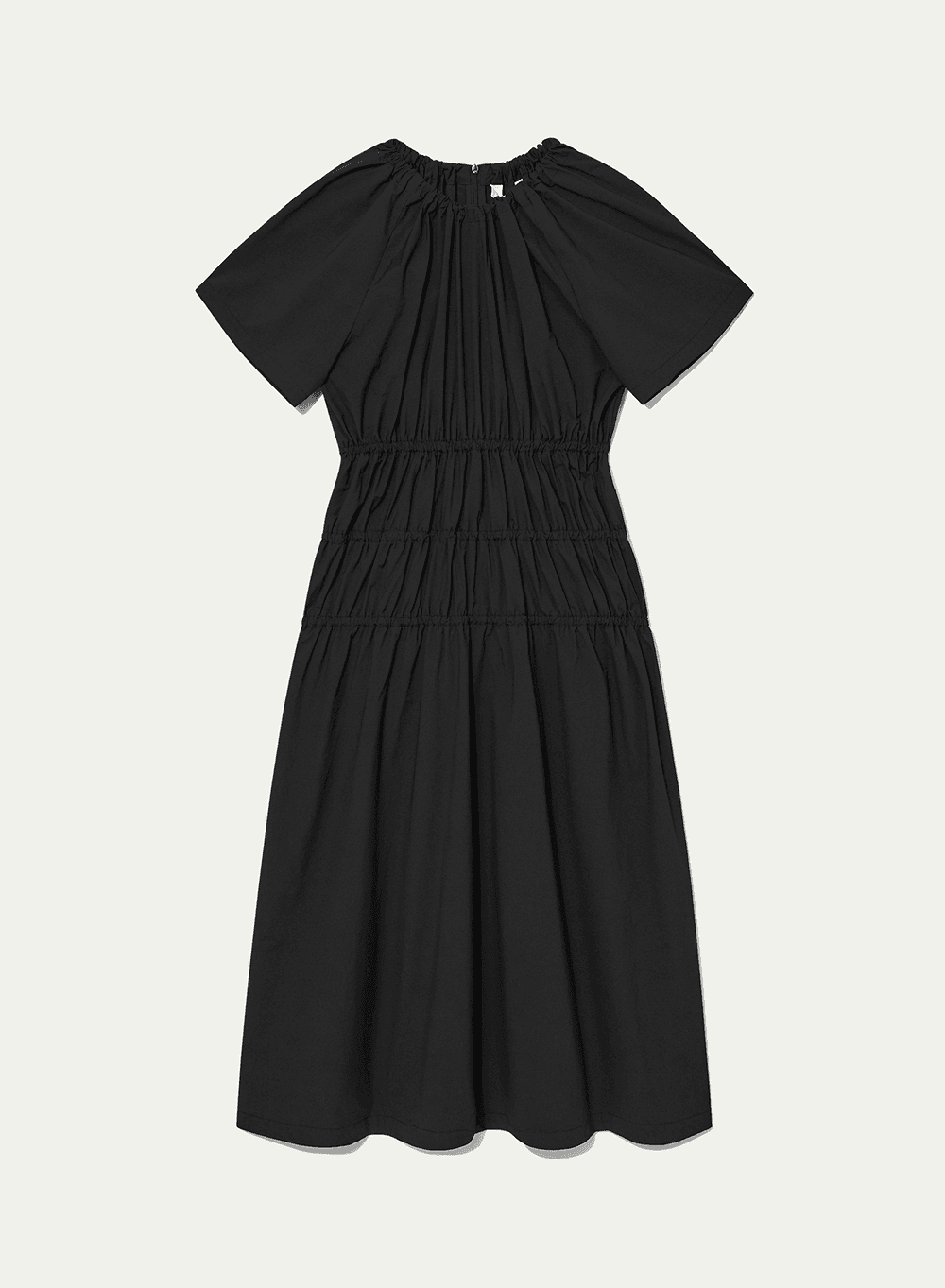 Shirring Dress Navy
