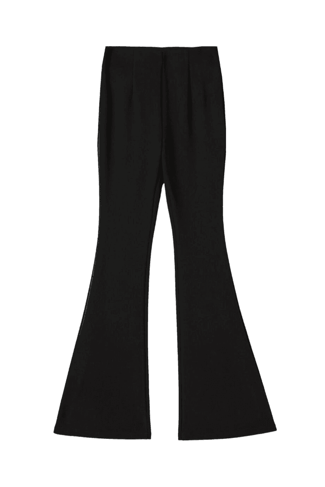 Slim Boots Cut Pants (Black)