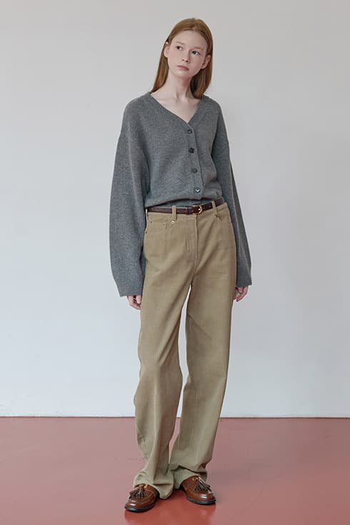 25FN corduroy relax-fit pants [D/BE]