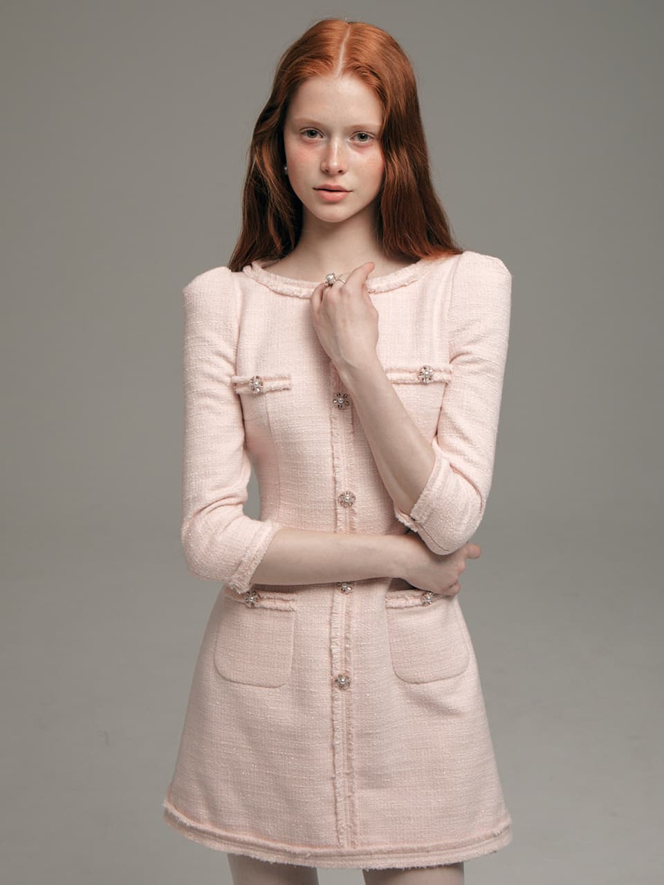 Bibi Tweed Dress(2color)