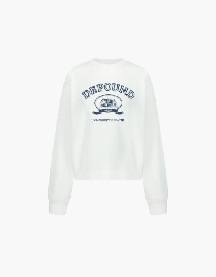 artwork sweatshirt - white