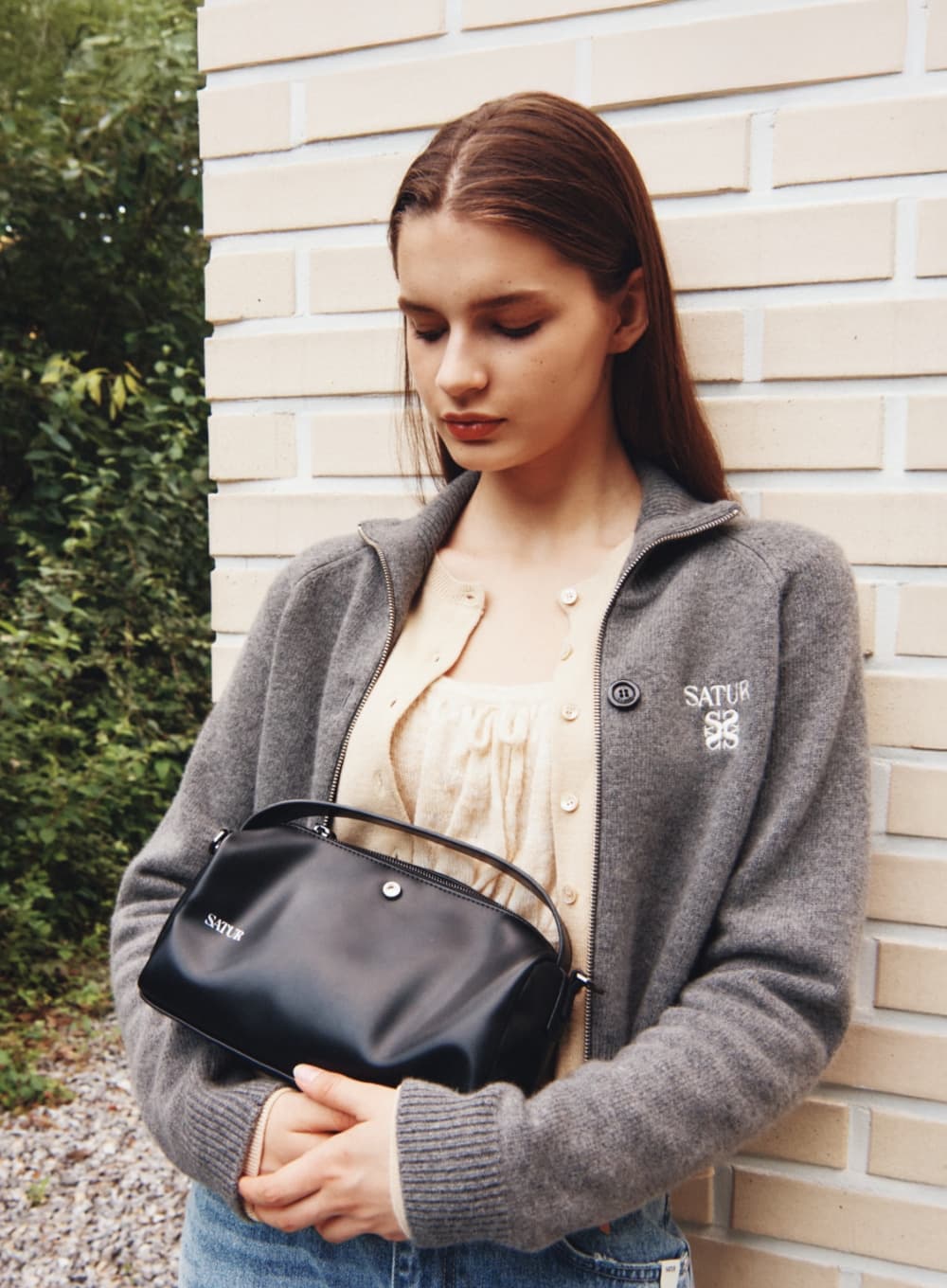 Verona Small Square Bag - Black