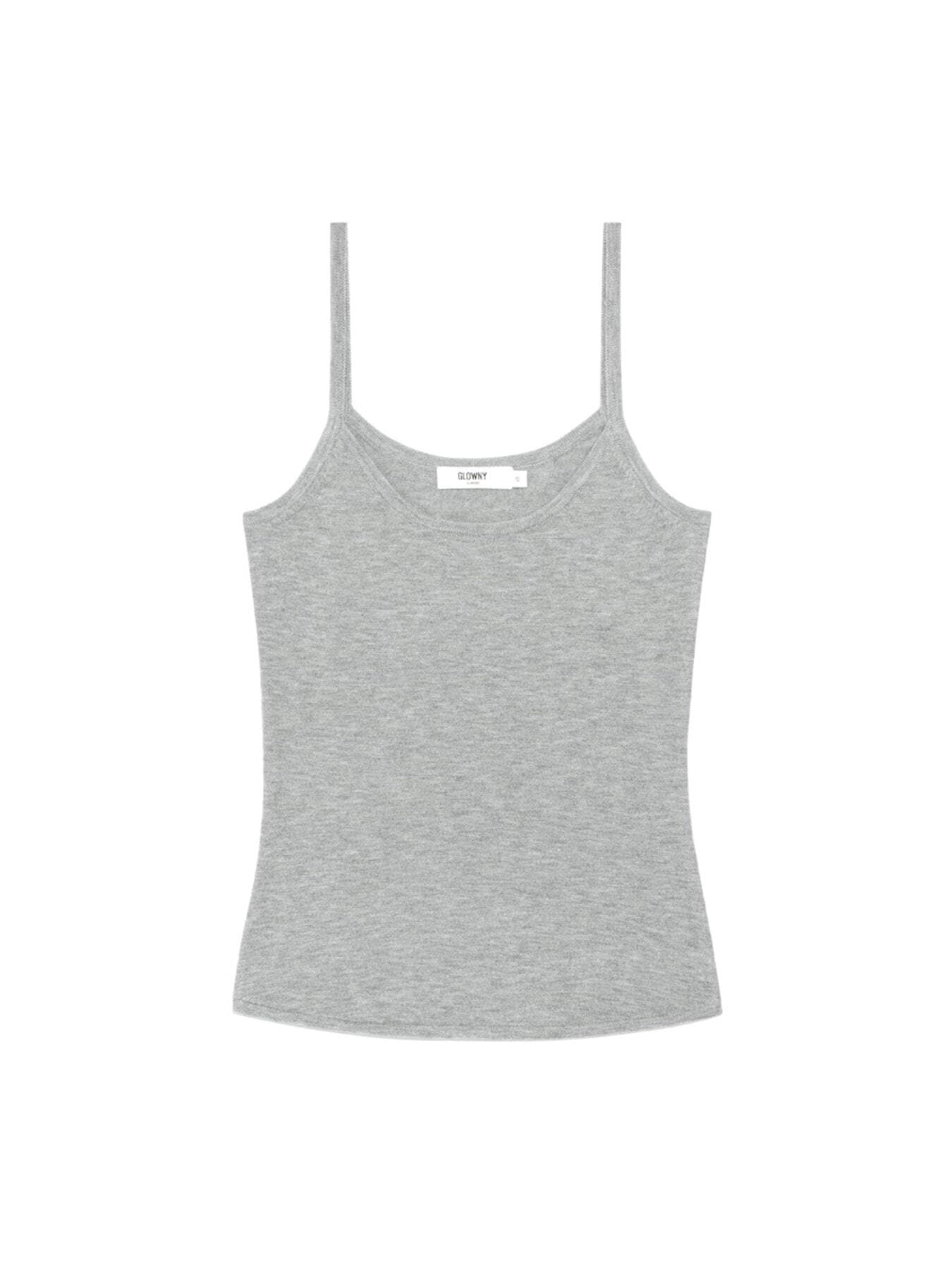 G CLASSIC KNIT CAMISOLE (MELANGE GRAY)