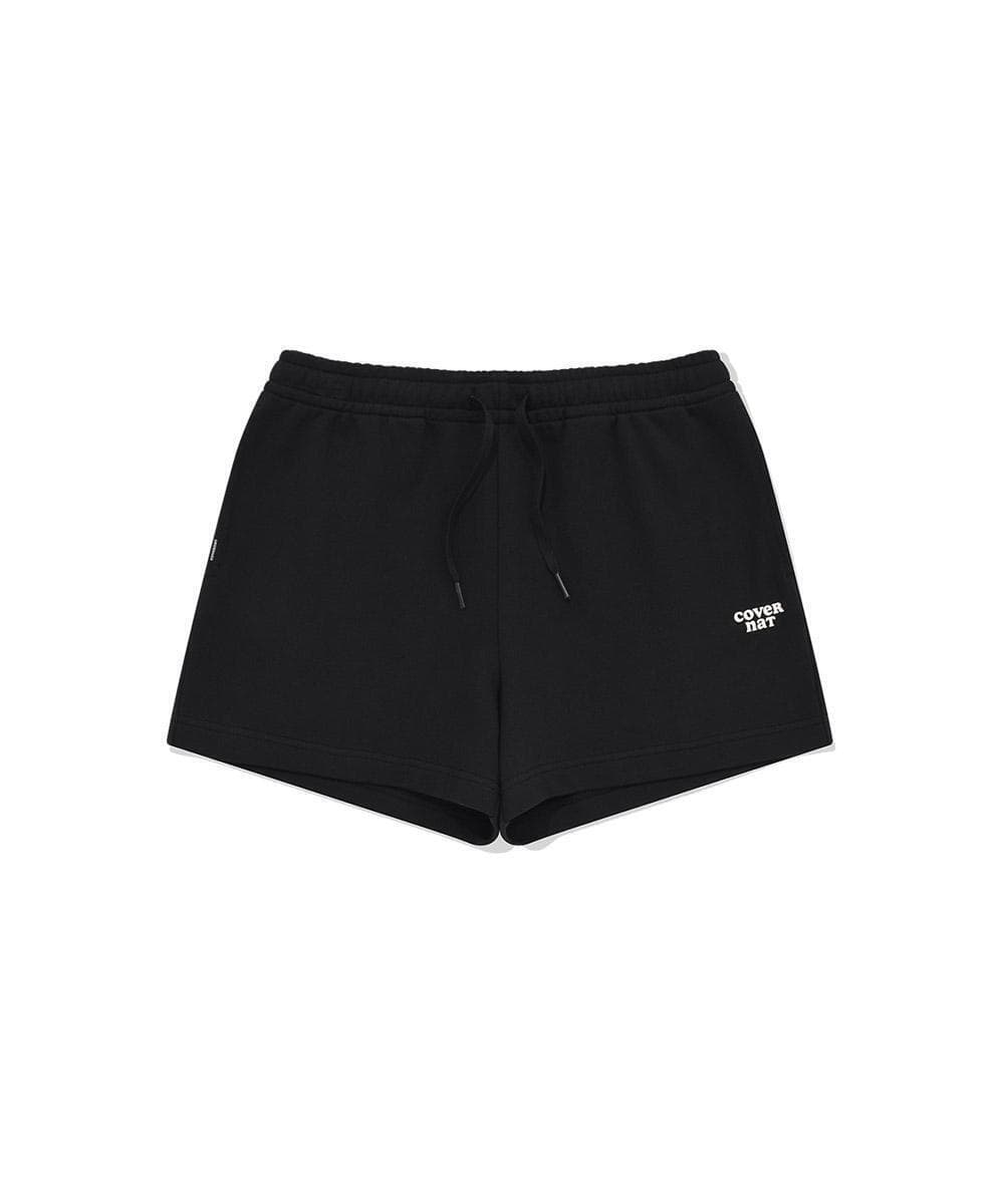 우먼 셋업 스웻 쇼츠 Black