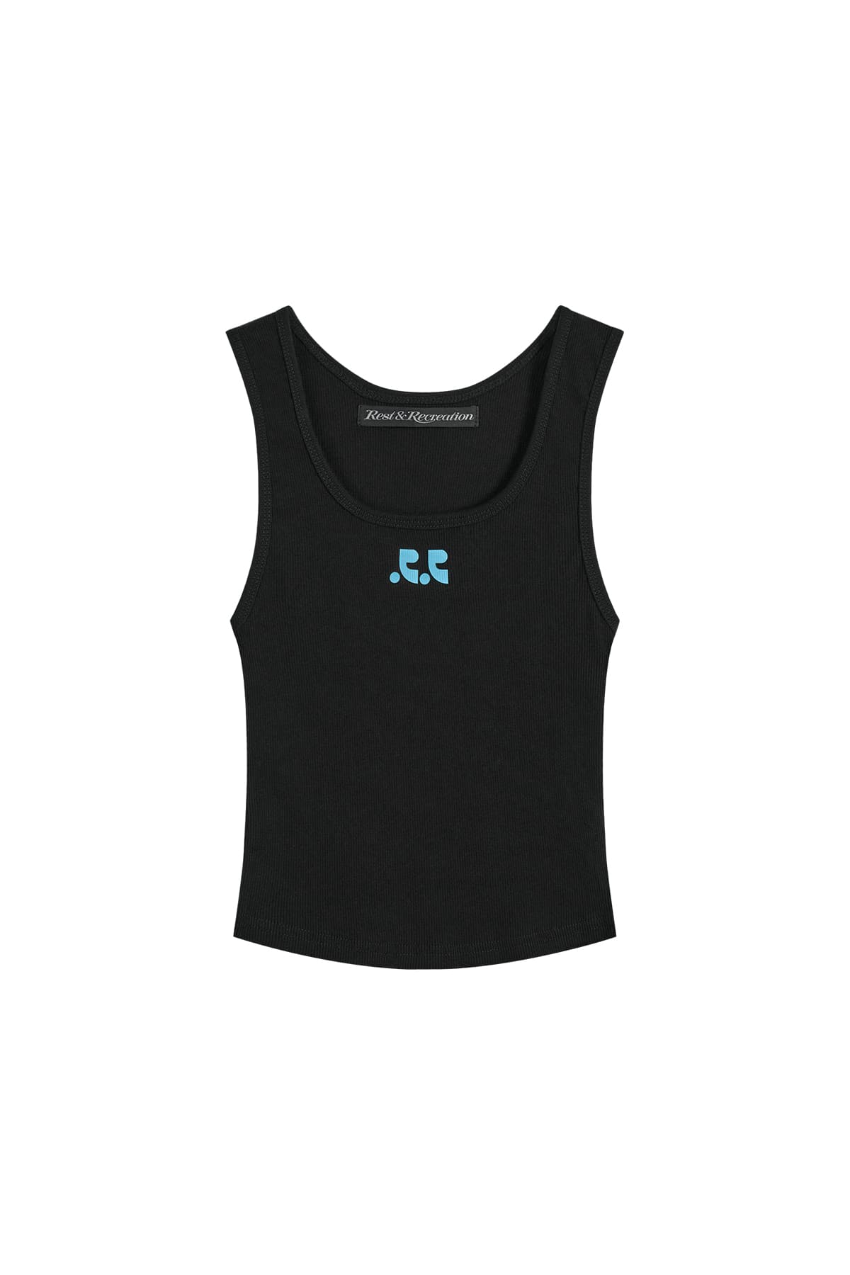 SHORT TANK TOP - BLACK