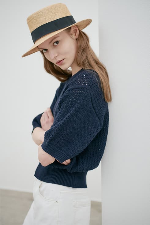 Summer half sleeve pullover [2colors]