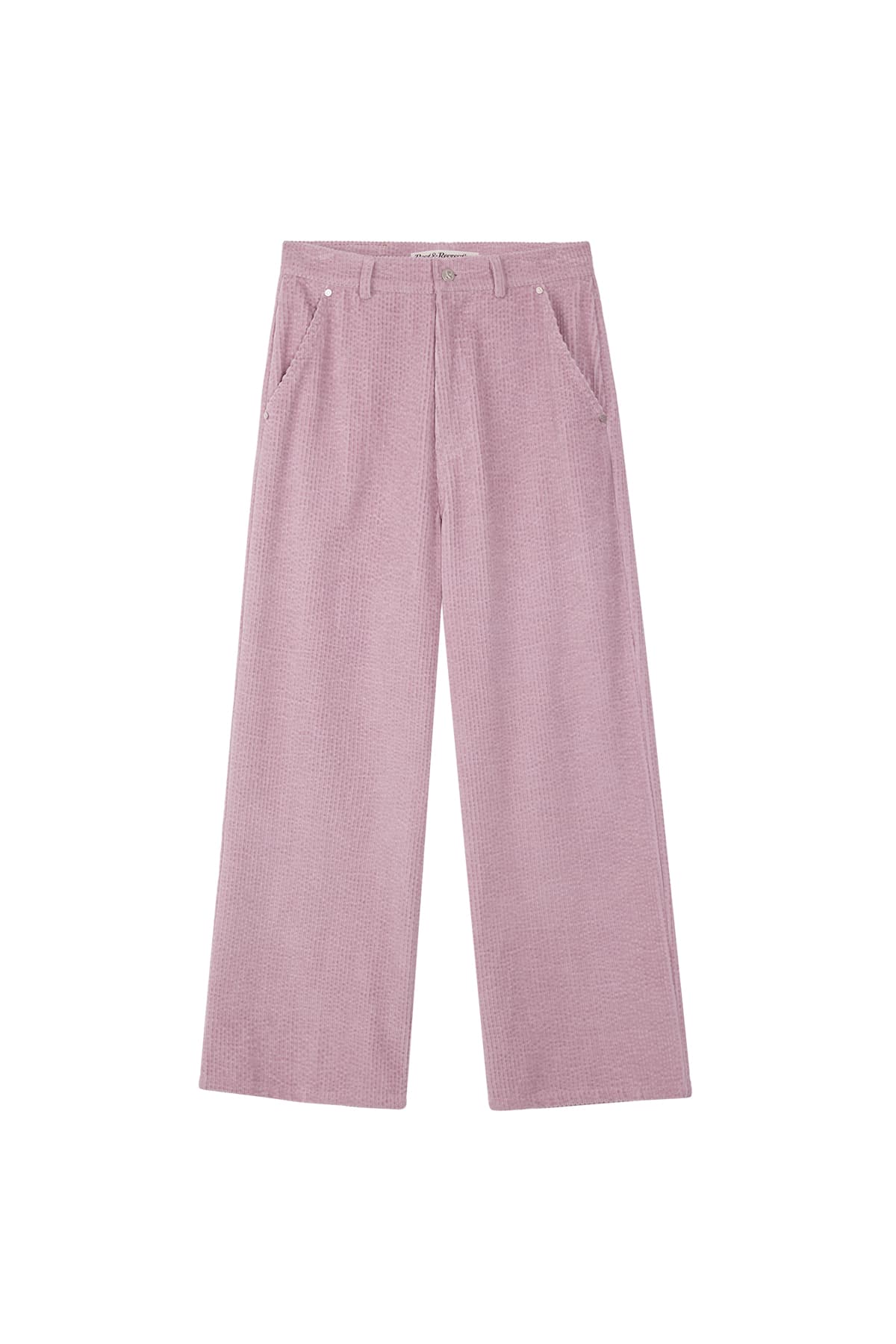 LOGO CORDUROY PANTS - PINK