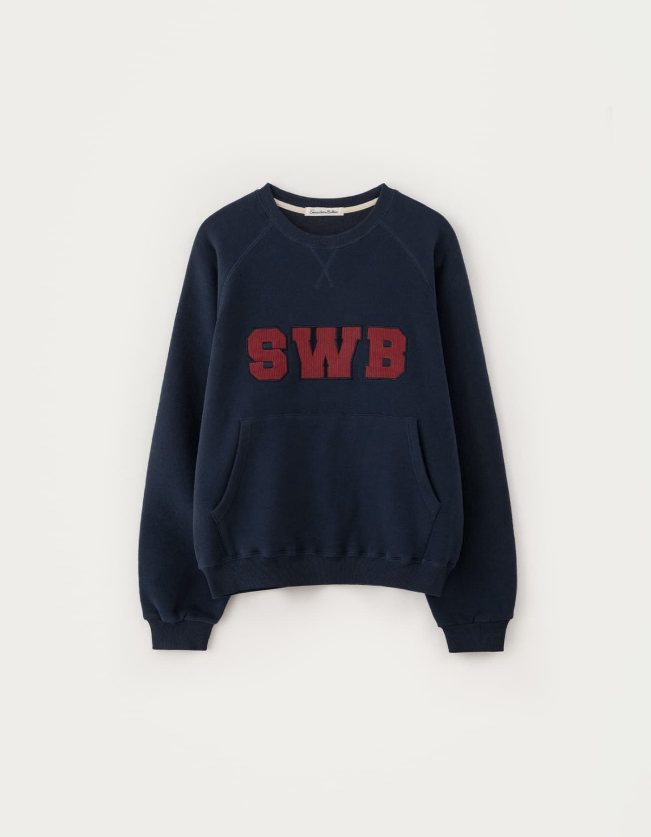 SWB Corduroy Logo Sweatshirt - Navy