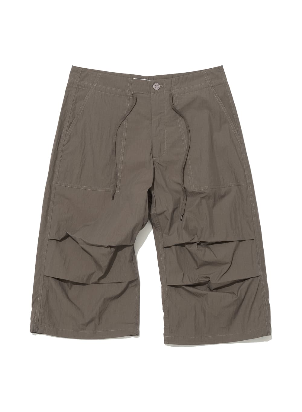 PARACHUTE MIDI PANTS_GREYISH BROWN