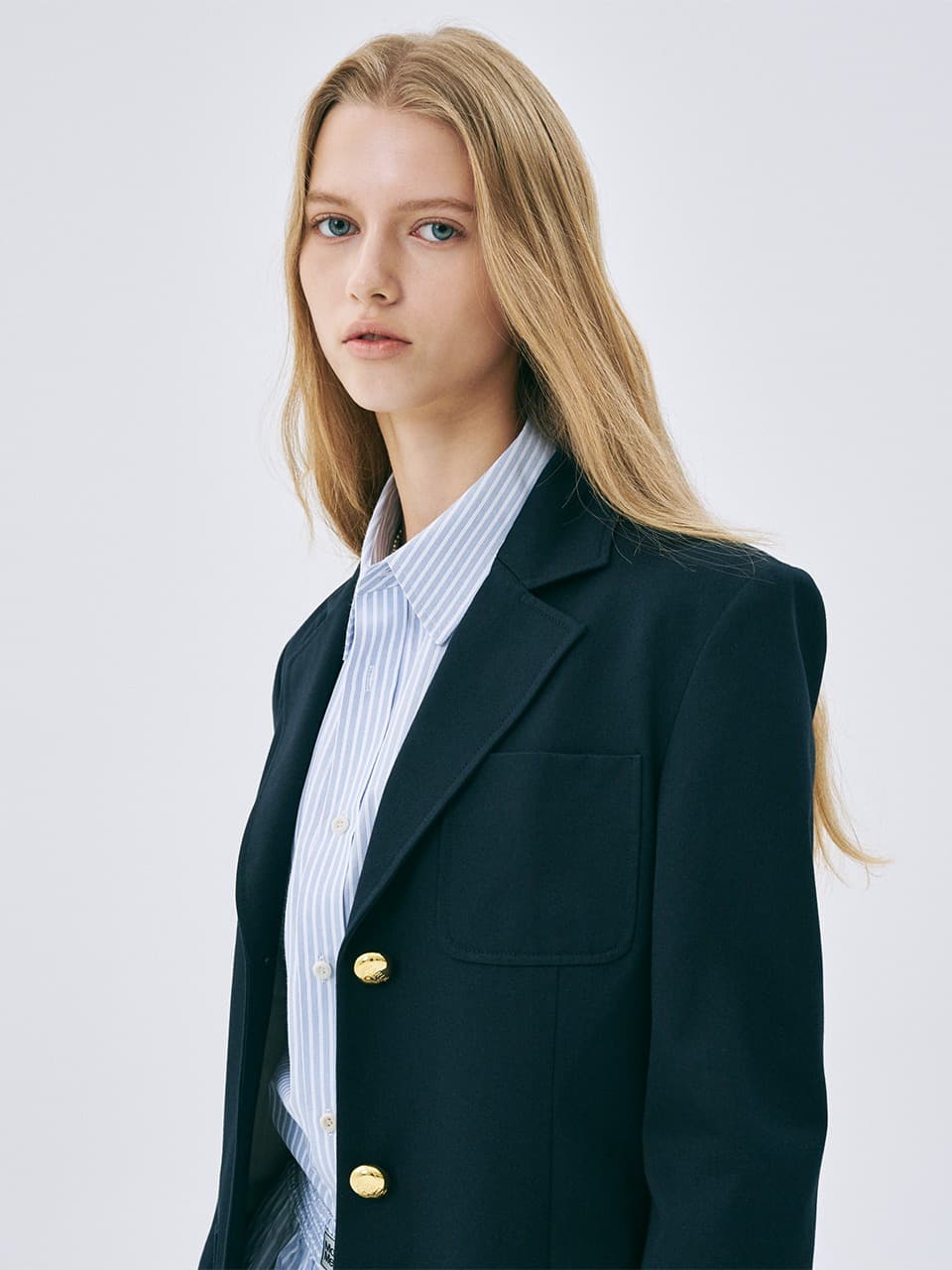 CLASSIC SINGLE JACKET_NAVY