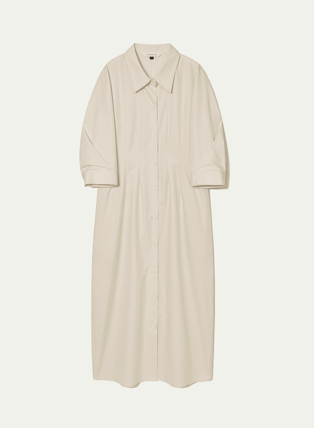 Original Silhouette Shirt Dress Cream