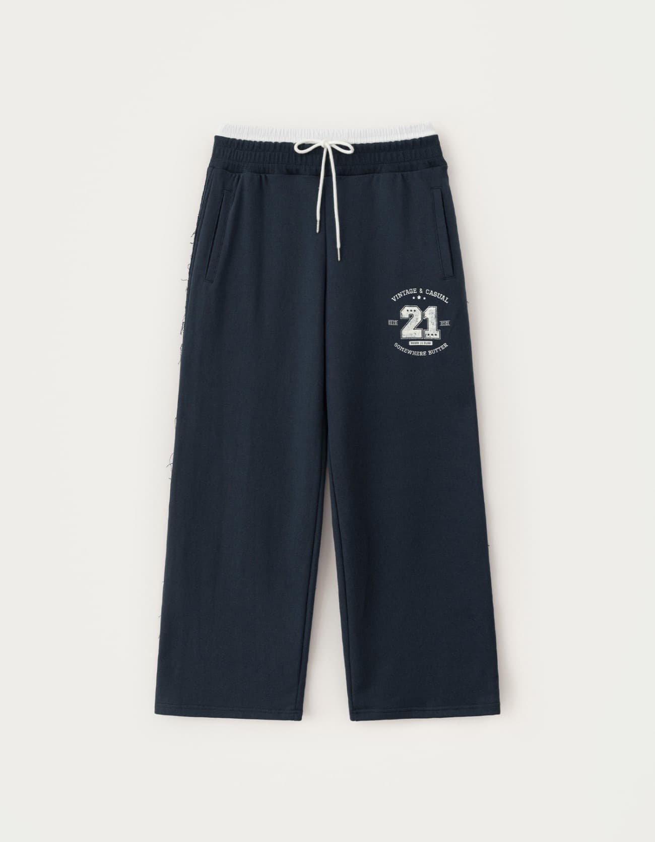 Vintage Sagging Sweatpants - Navy