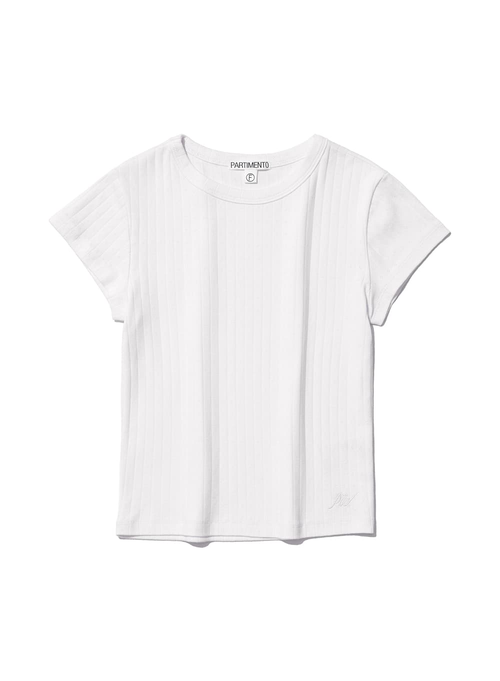 LACE PUNCHING 90s SHORT SLEEVE TEE_WHITE