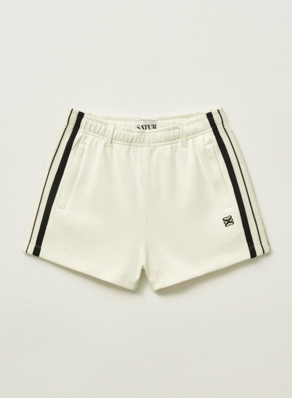 (W) Lawton All Day Track Shorts - Art Black