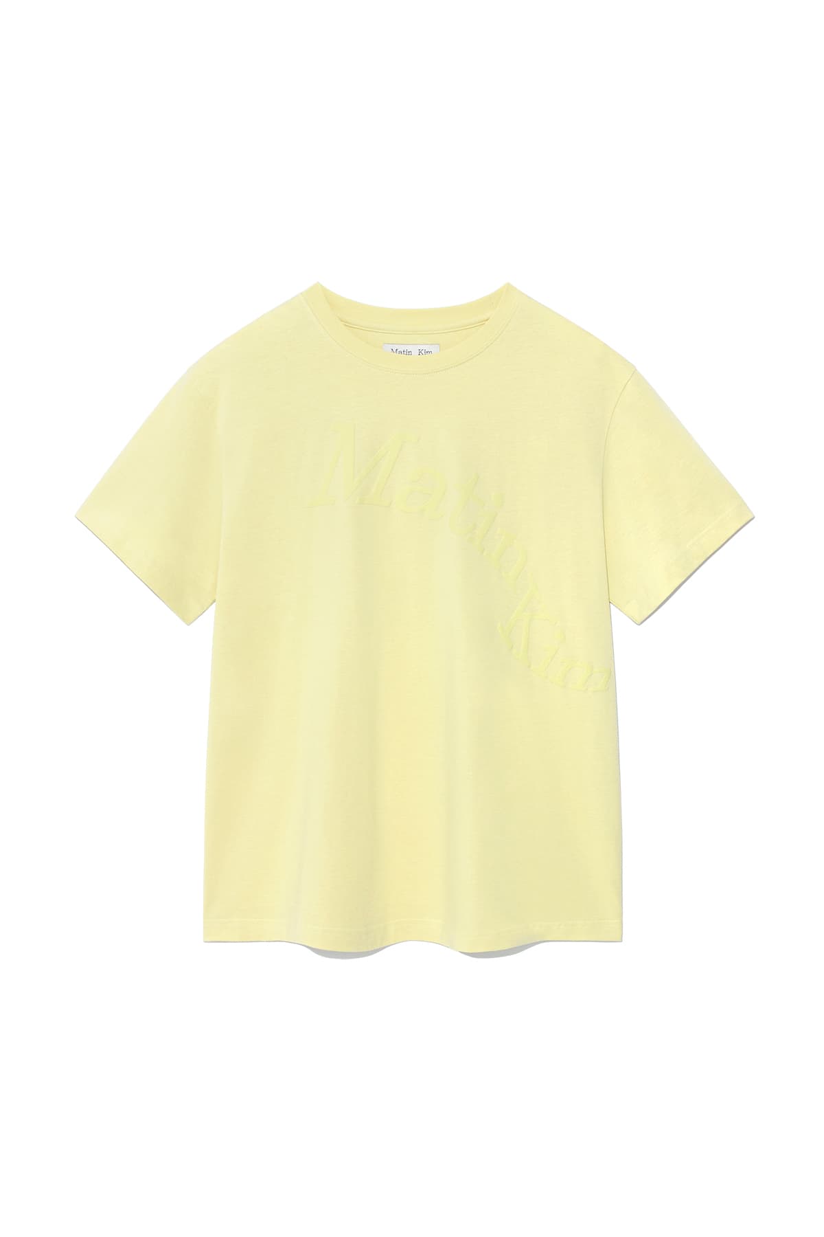 MATIN WAVE PRINTING LOGO TOP IN YELLOW