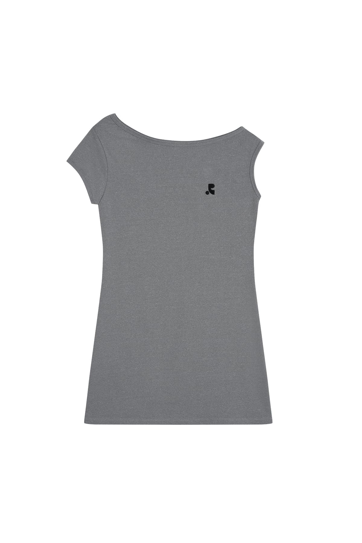 ONE SHOULDER DRESS - GREY