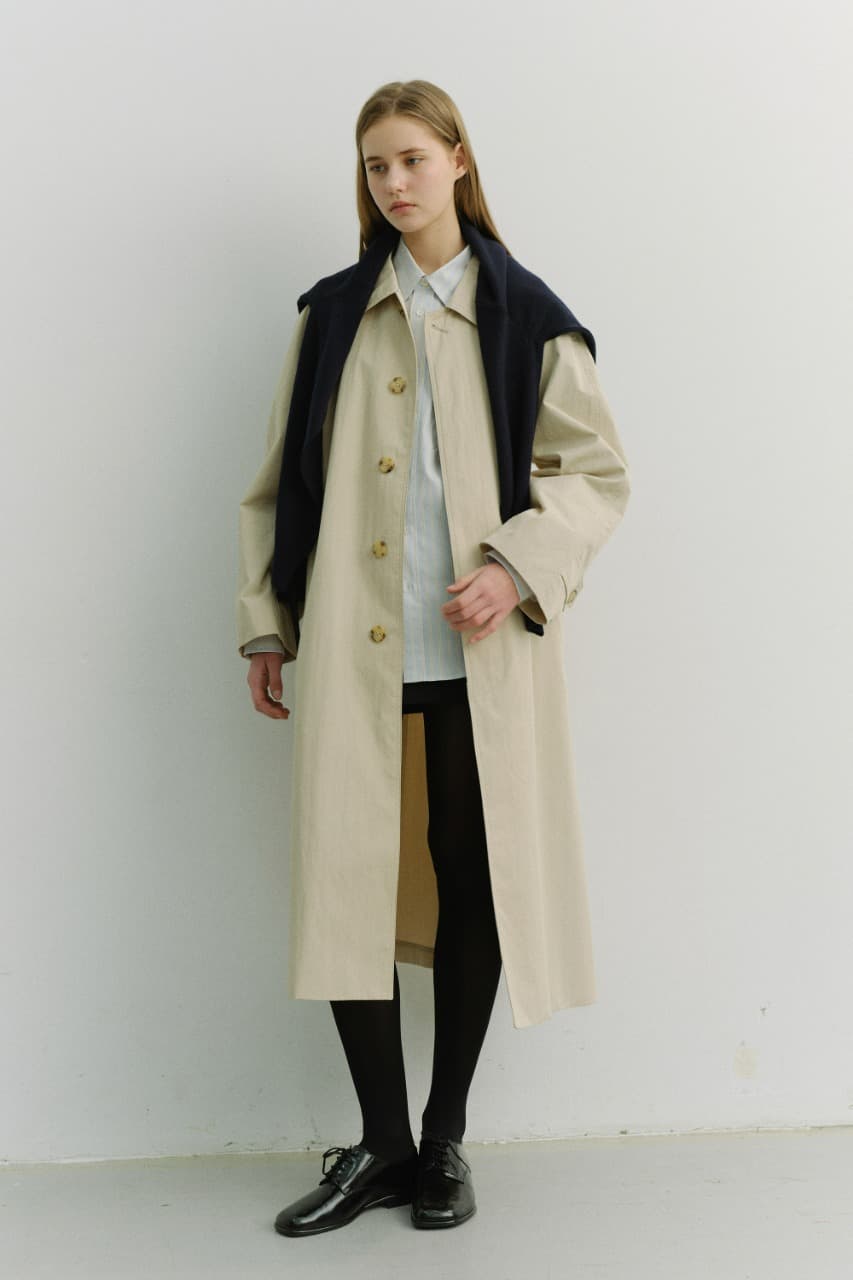 UNISEX REFINED MAC COAT BEIGE_UDTR6A101I2
