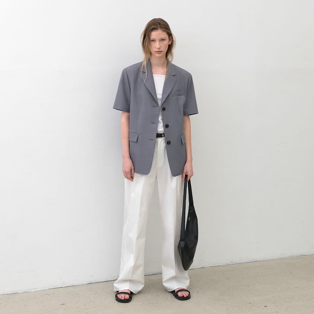 (JK-3025)ESSENTIAL SUMMER SET-UP JACKET