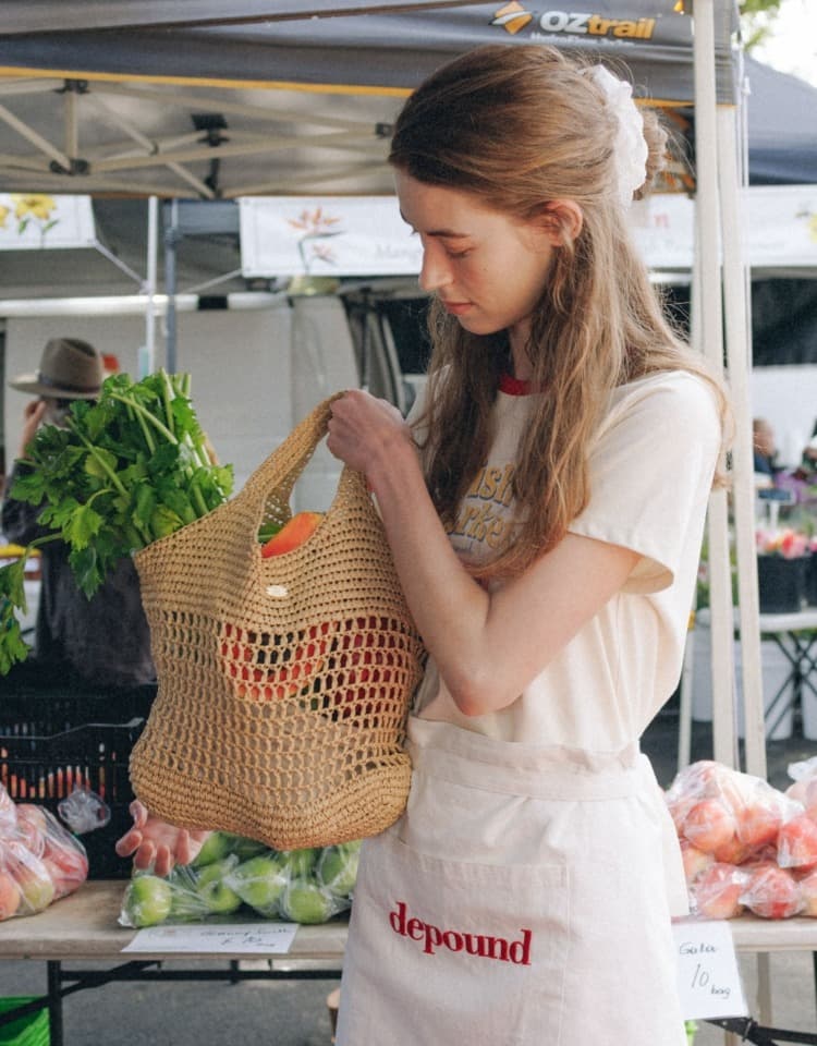 natural net bag (tote) - natural