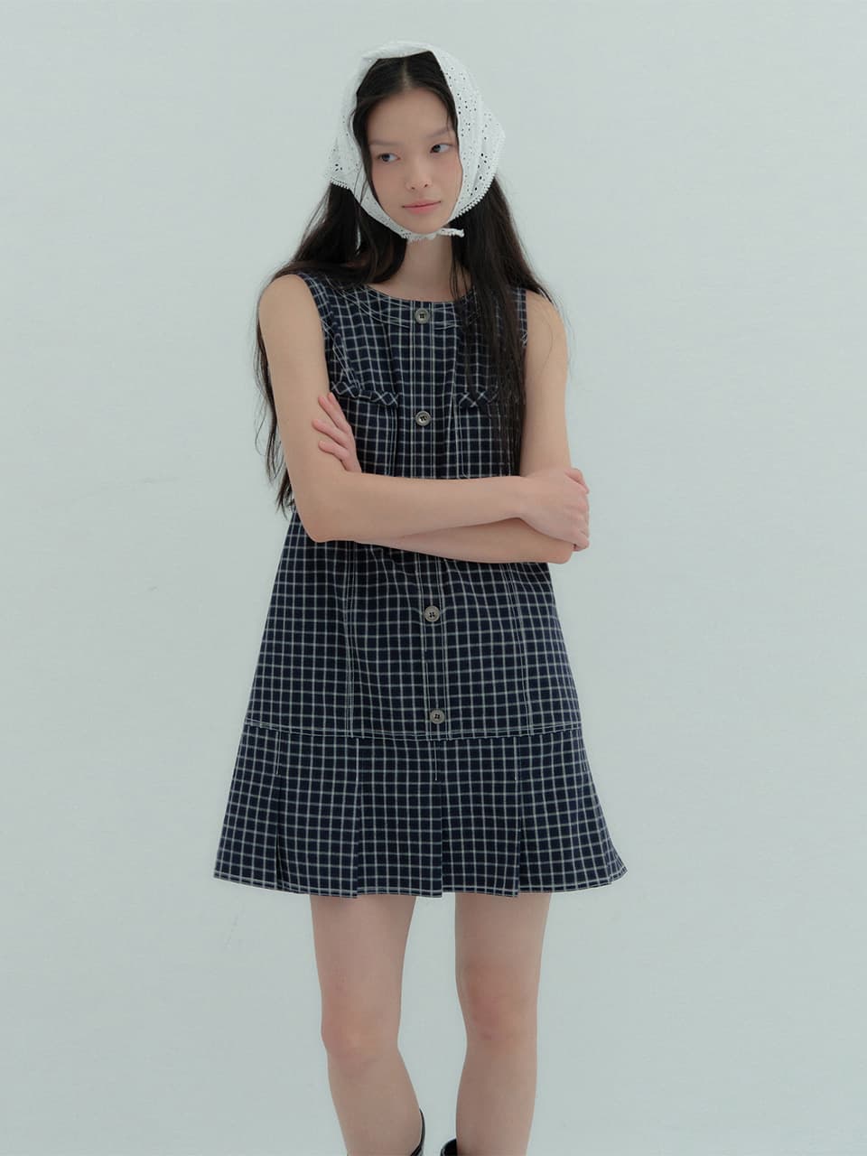 Komorebi Check Dress