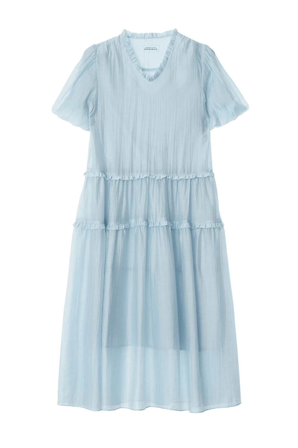 Whisper Blue Airy Dress (SkyBlue)