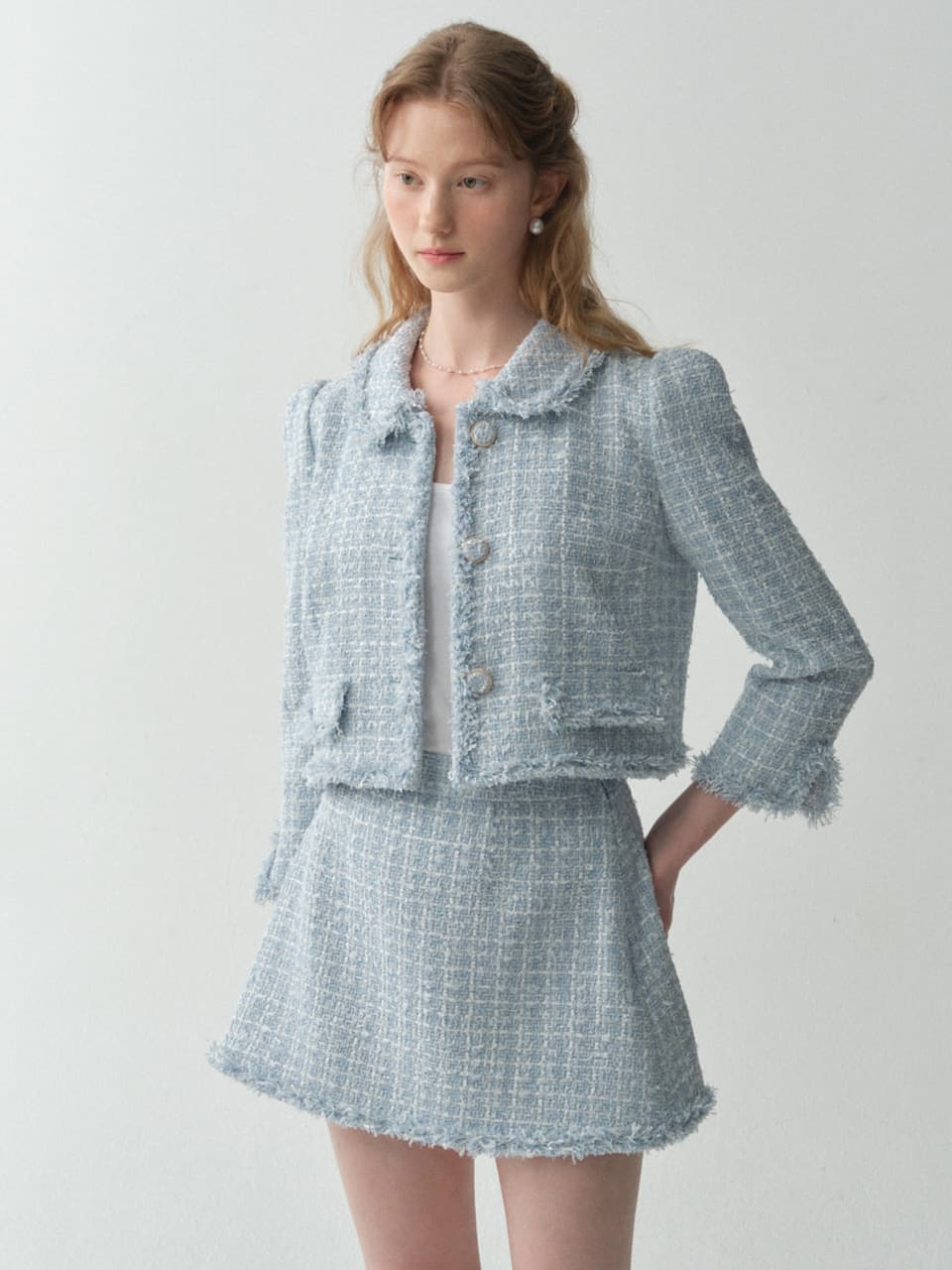Alice Tweed Mini Skirt(4color)