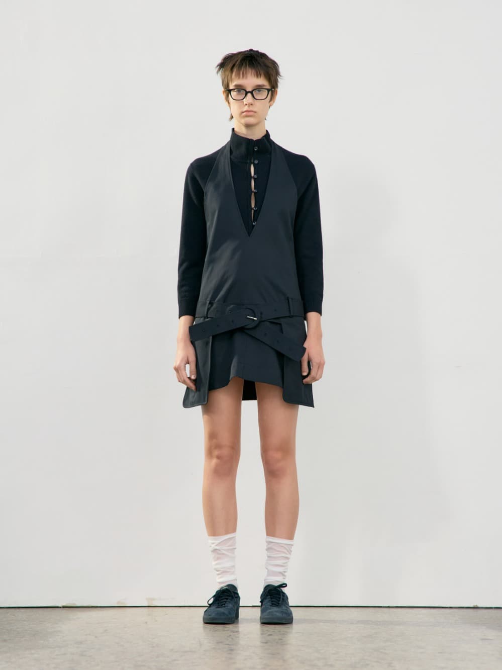 Halter Mini Dress_Black