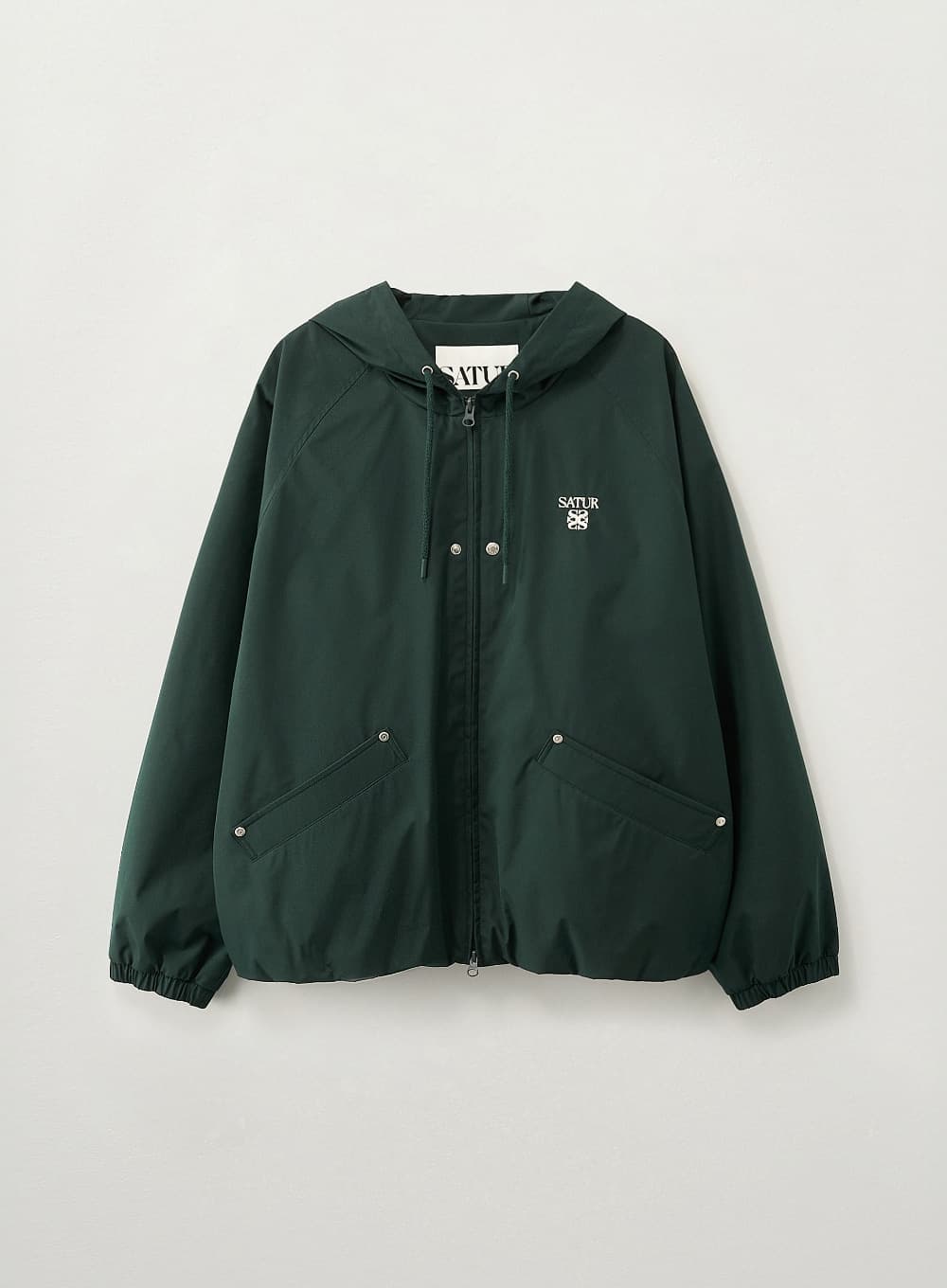Light Weight Hood Jacket - Deep Green