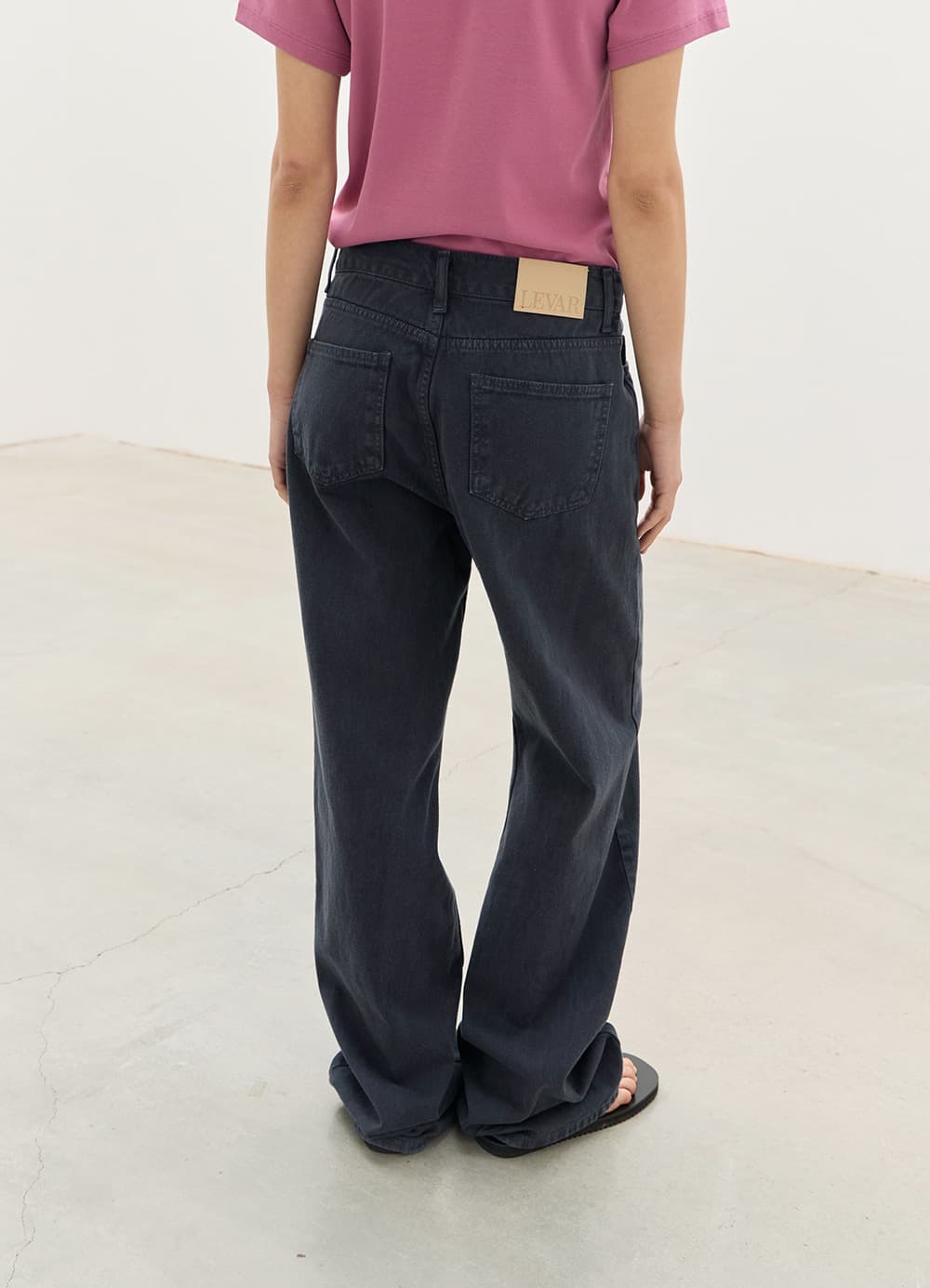 Relaxed Oxford Denim - Stone Navy