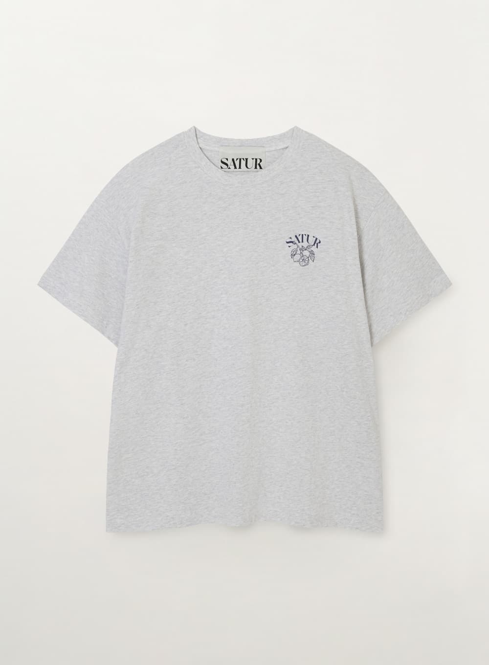 Citron Back Logo T-Shirt - Melange White