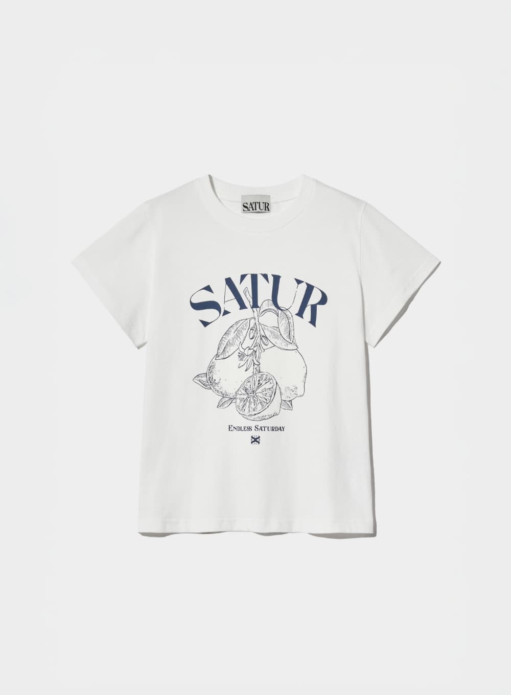 (W) Capri Citron Drawing Summer Graphic T-Shirt - Resort Ivory