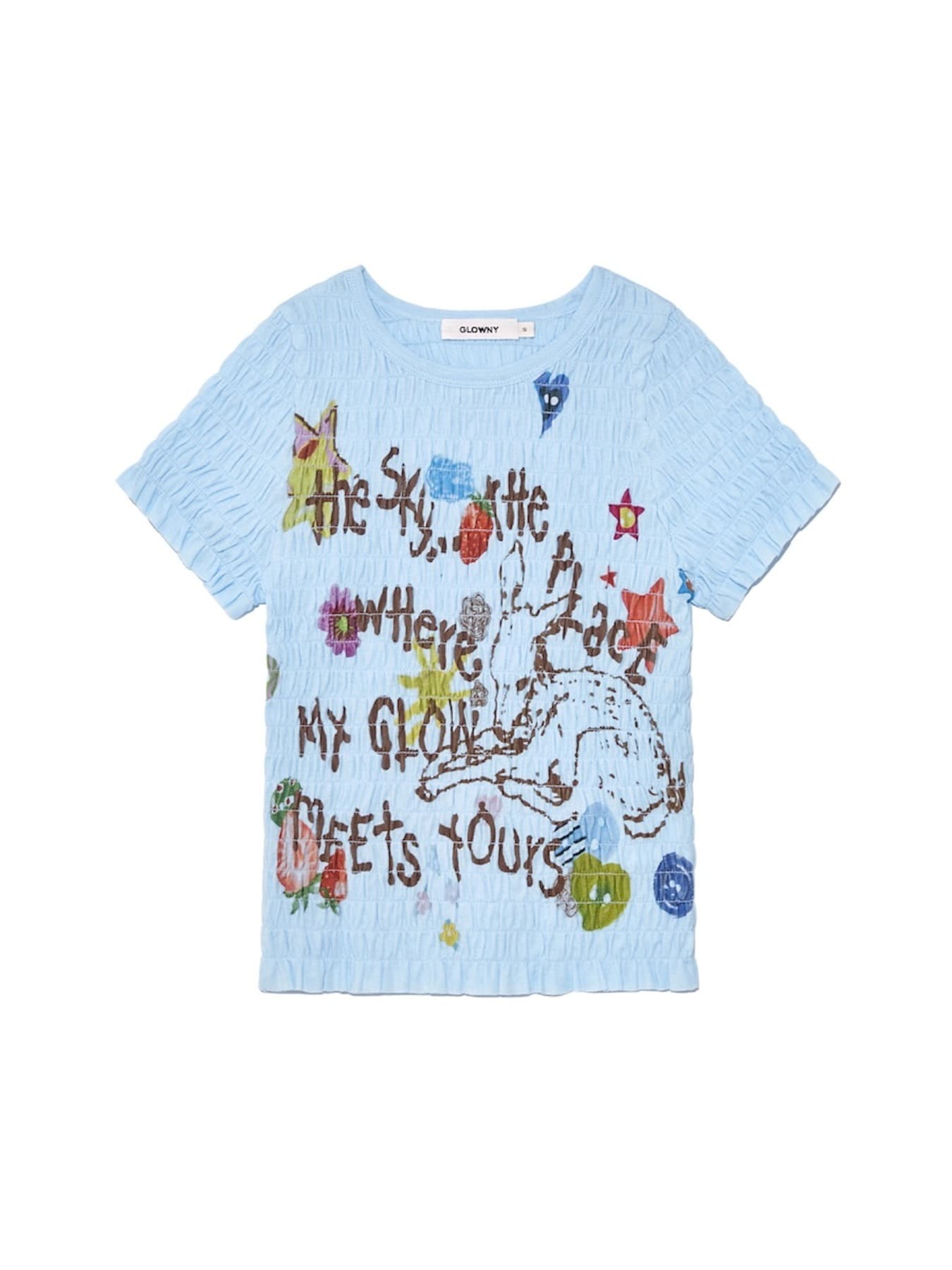 CARIBOU SMOKE TOP (BABY BLUE)