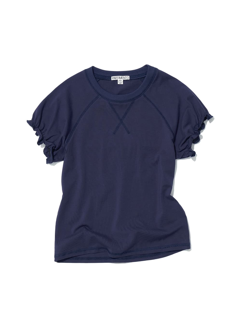 RAGLAN PUFF SHORT SLEEVE TEE_NAVY