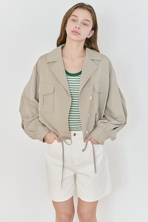 25N summer casual blouson [K/BE]