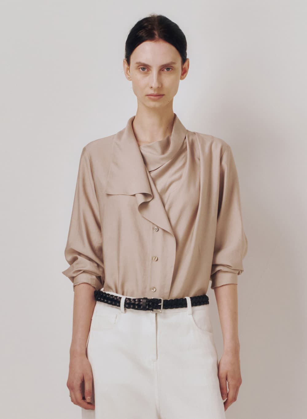 Draped Casa Top Taupe
