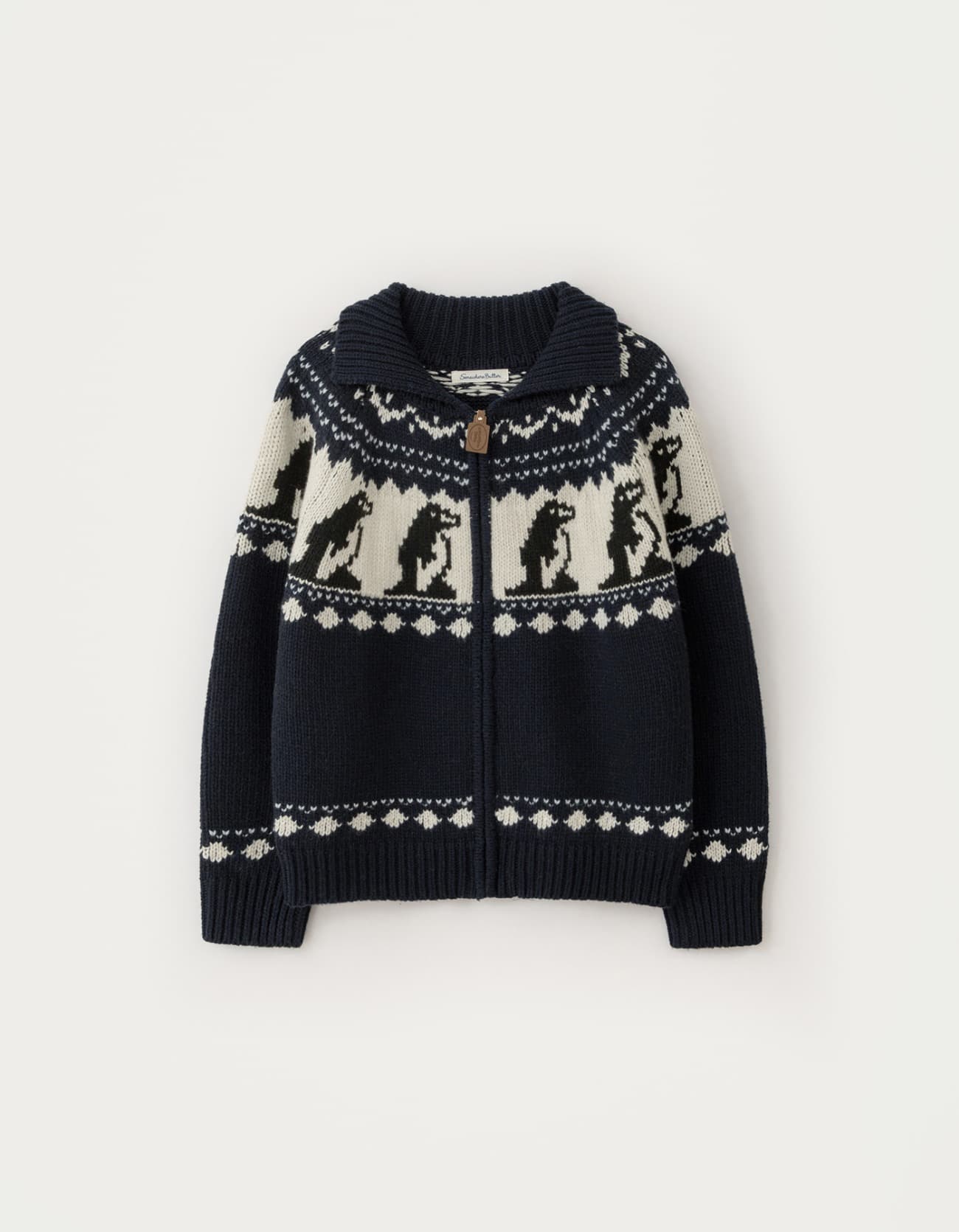 Penguin Cowhichan Zip-Up - Navy