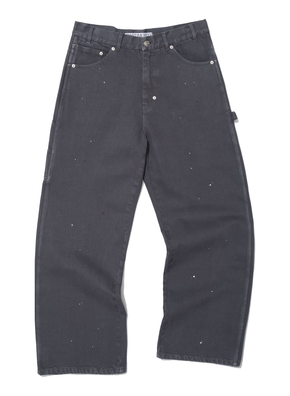 WASHED UTILITY PANTS_CHARCOAL
