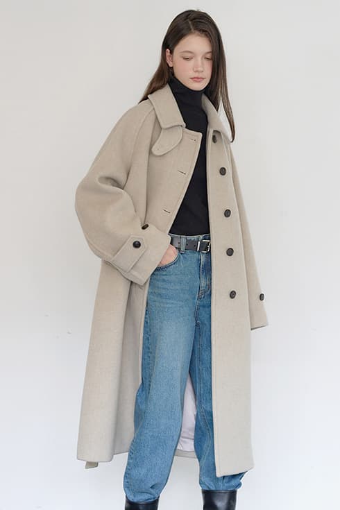 25WN single raglan coat [OAT]
