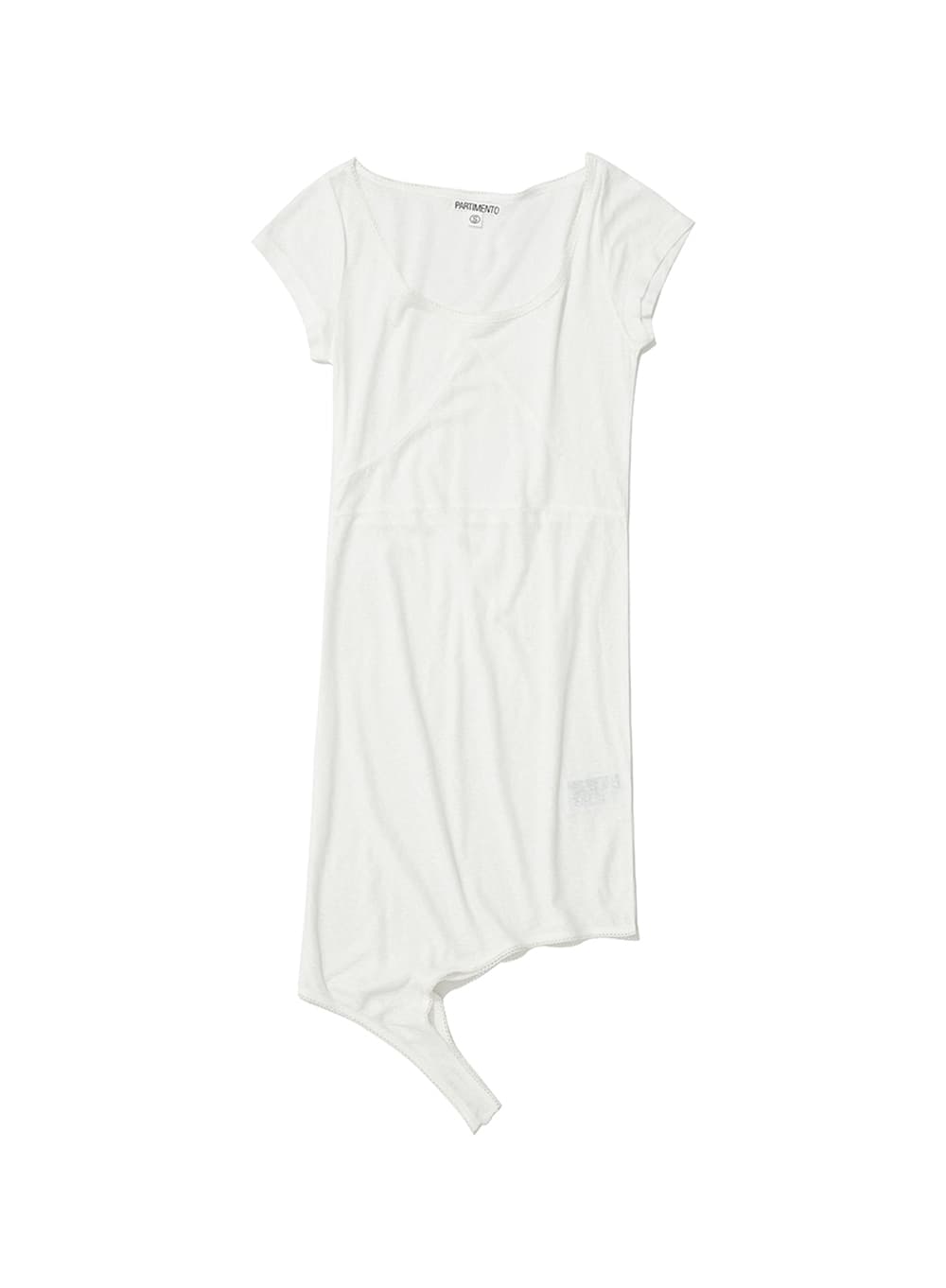 TRANSFORM LAYERED JERSEY DRESS_WHITE