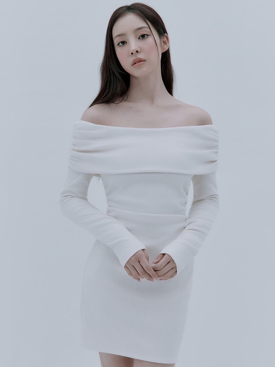 Elowen off-shoulder dress