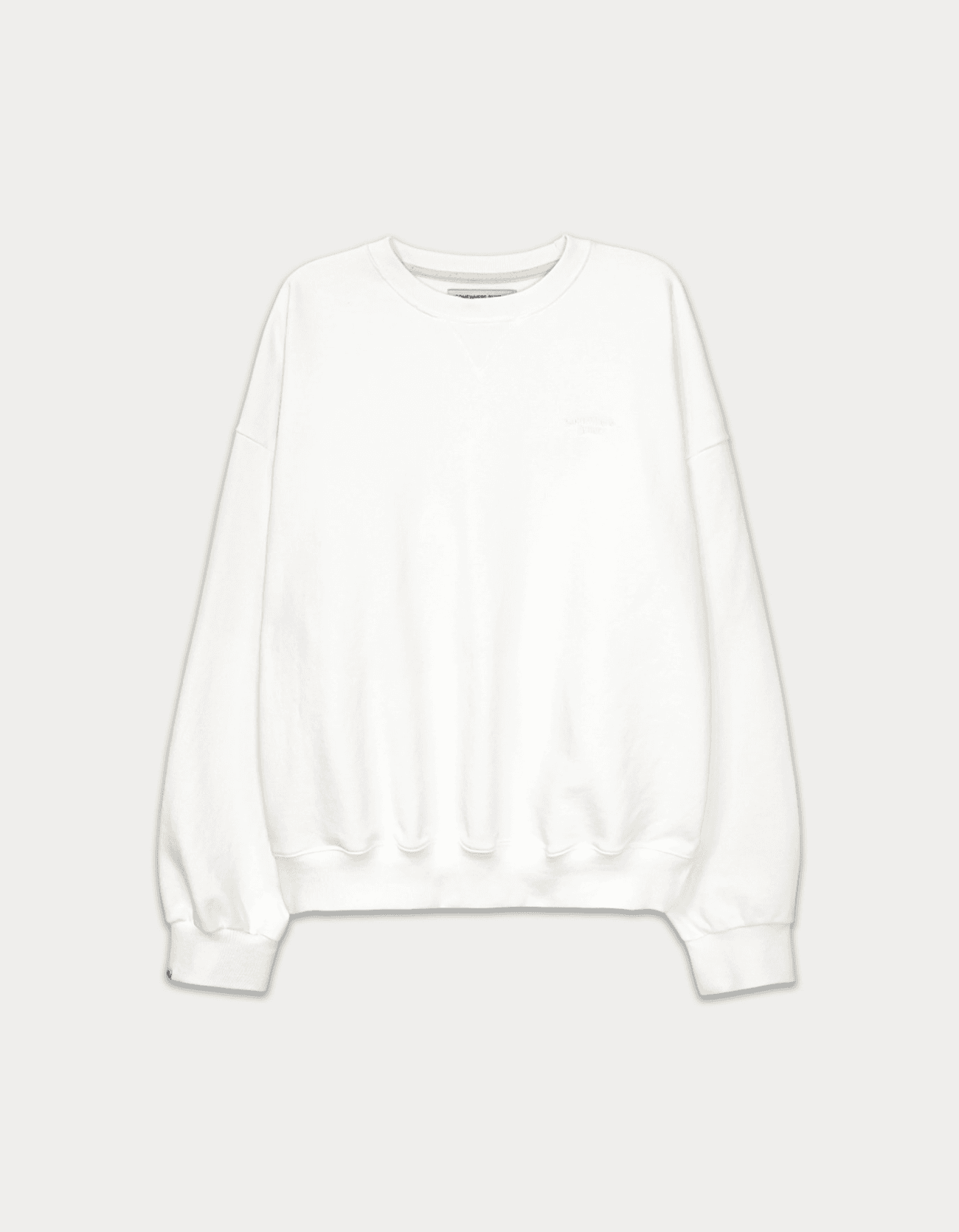 Essential over-fit sweatshirt - ivory