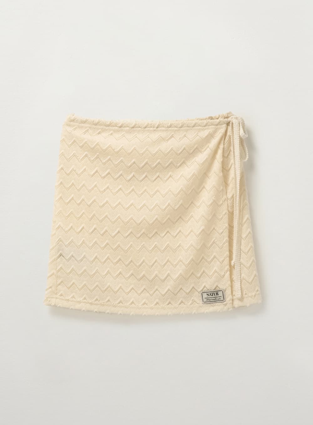 (W) Crochet Layered Skirt - Cream