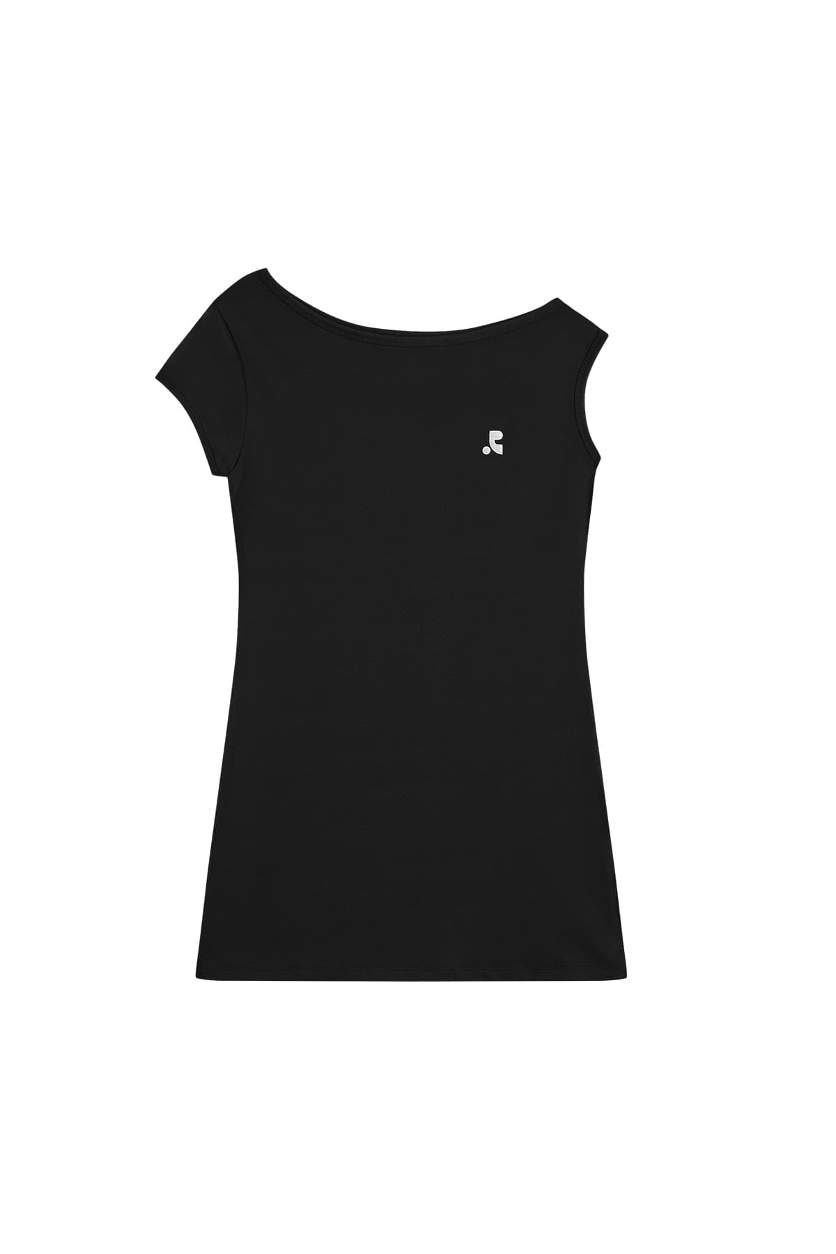ONE SHOULDER DRESS - BLACK