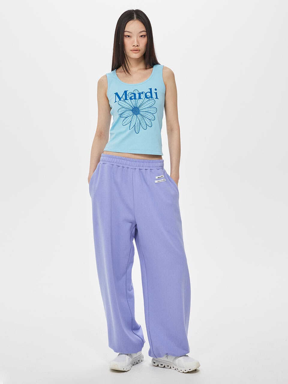 JOGGER PANTS DOUBLE LABEL_LAVENDER
