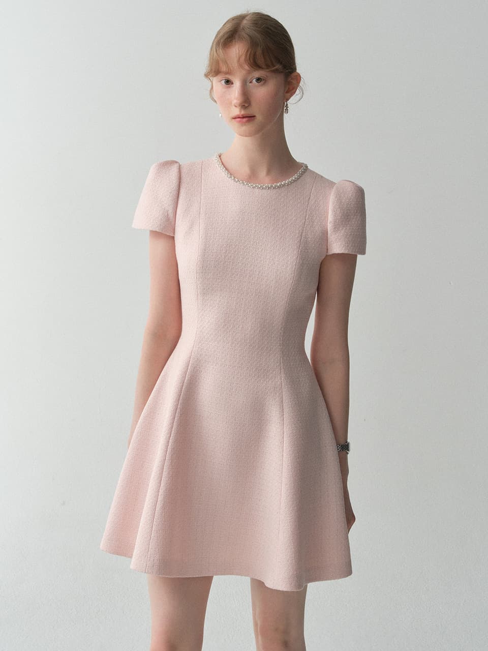 Trimming Bud Dress-Mini(5Color)
