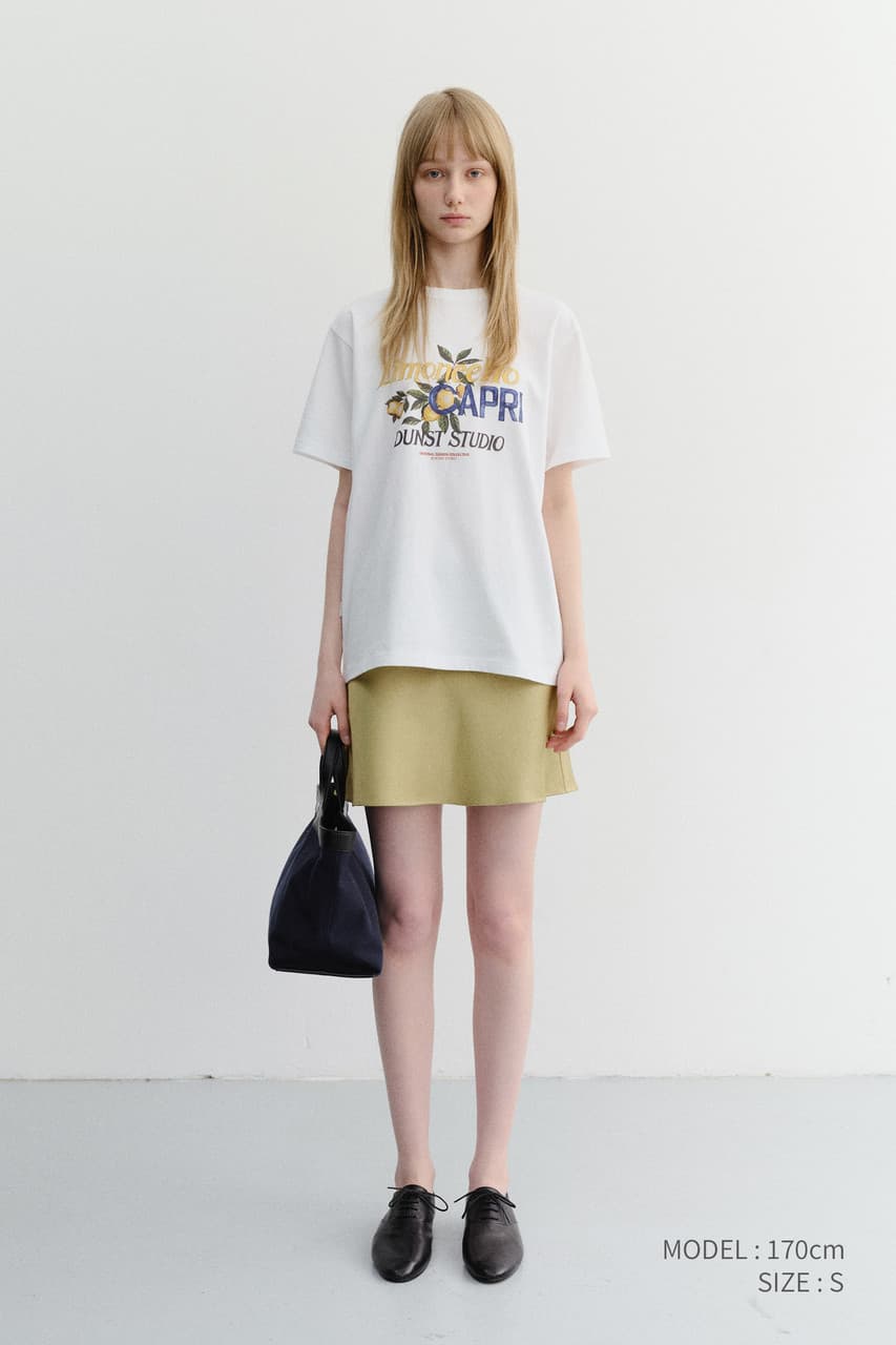 UNISEX LIMONCELLO T-SHIRT OFF WHITE_UDTS6B148OW