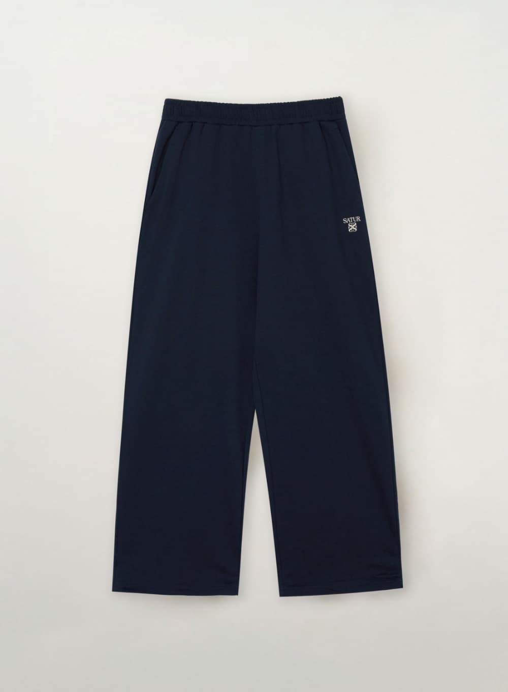 (W) Loren Small Logo Light Weight Sweatpants - Navy