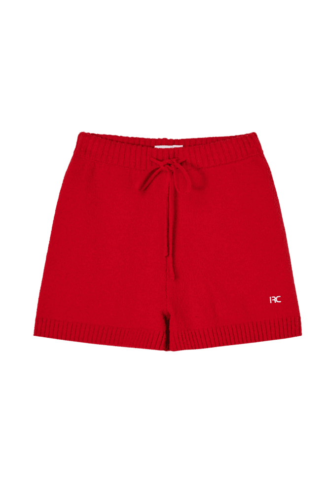 Terry Knit Shorts (Red)