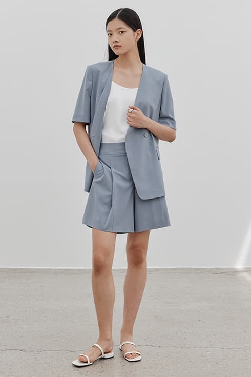 23N summer suit half pants [4colors]